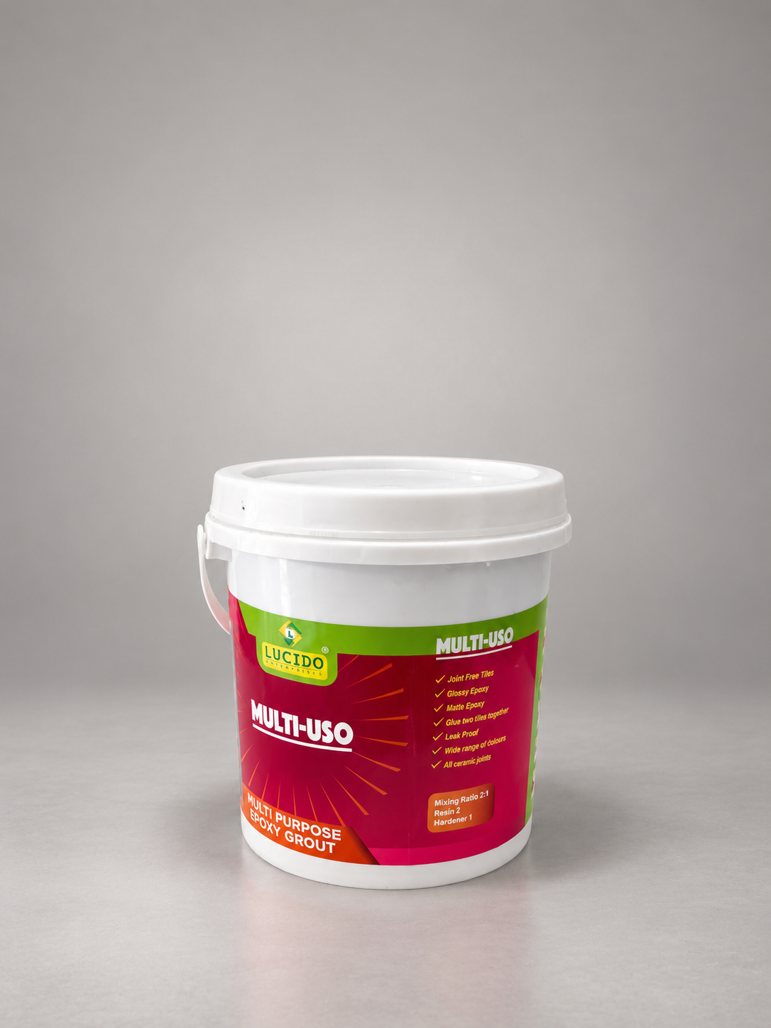 Lucido Multi-Uso Multi-Purpose Epoxy Grout 1 kg Bucket